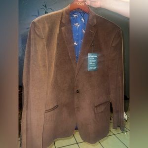 ralph lauren "Men's Classic Fit Ultraflex Corduroy Sport Coat" - 46REG - brown